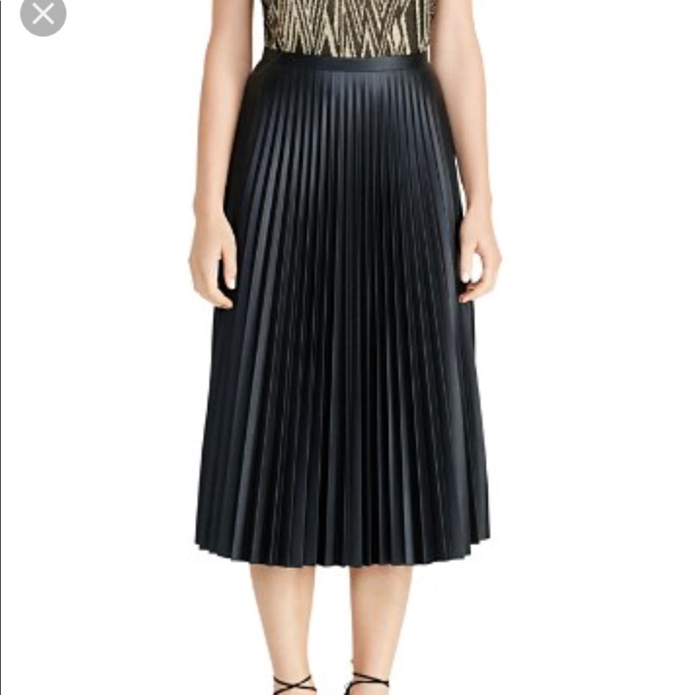 Lauren Ralph Lauren faux leather skirt